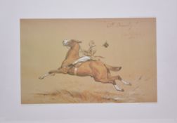 Basil Nightingale, two colour prints