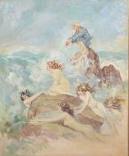 Follower of Norman Alfred William Lindsay, (Australian), Sirens