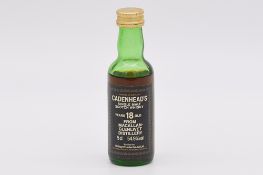 Cadenhead's Black Label miniature series: Macallan 18 year old