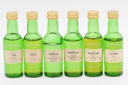 Cadenhead's Miniature Authentic Collection, six assorted whiskies