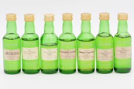 Cadenhead's Miniature Authentic Collection, seven Highland whiskies