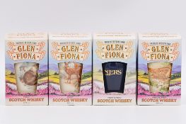 Glen Fiona, a collection of twenty four Scotch whisky decanter miniatures