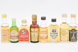 Thirty eight assorted whisky miniatures