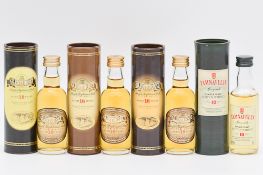 Sixteen assorted miniature single malt whiskies