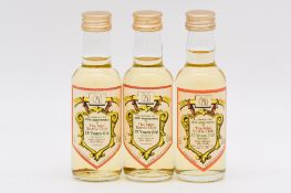 Mini Bottle Club - Inchgower 1979, and Aberfeldy 1978, three commemorative bottlings