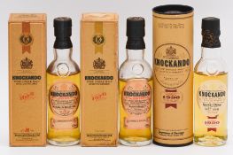 Knockando, ten various bottlings