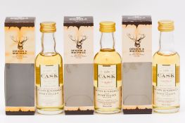Gordon & MacPhail Cask Strength - Port Ellen 1980, three bottlings
