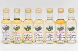 James MacArthur's - seven assorted Speyside whiskies