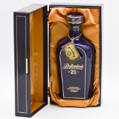 Ballantine's, 21 year old, Wade ceramic decanter