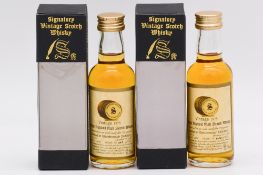 Signatory Vintage - Glendronach 1975, 22 year old, two bottles