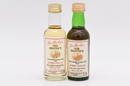 James MacArthur's - Dalmore, single Highland malt whisky, two bottlings