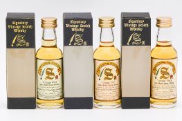 Signatory Vintage - Dumbarton Distillery, and North British Distillery - six bottlings