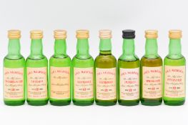 James MacArthur's - eight assorted Speyside whiskies, cask strength