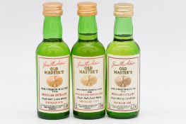 James MacArthur's - Macallan, three cask strength bottlings