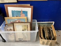 Pictures & Prints: Includes Pears print, Van Gogh print, oil by Edward Elliot, etc. (23)
