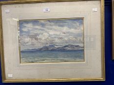 Sir Herbert Hughes Stanton (1870-1937): Watercolour 'Approaching Parras', handwritten and Fine Art