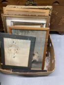 Prints & Engravings: Various artists including Rembrandt, Belcher, Frenkl, Thorburn, etc.