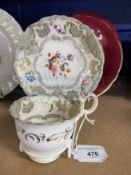 Robert David Muspratt-Knight Collection: English Porcelain Coalport cup and saucer hand painted
