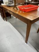 19th cent. Cherry wood French farmhouse table. L61½ins. x W28ins. x H29ins.