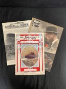R.M.S. QUEEN MARY: Album of mostly magazines and newspapers relating principally to the Queen Mary.