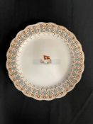 WHITE STAR LINE: Stonier & Company Wisteria side plate. 7½ins.