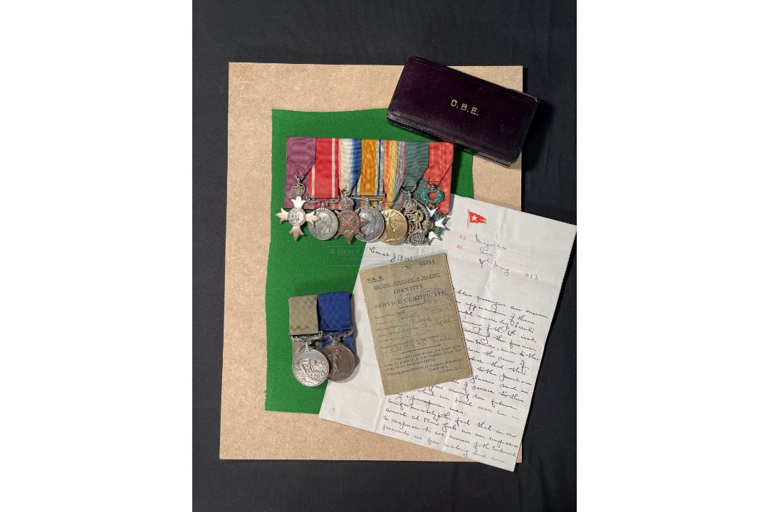R.M.S. TITANIC/MEDALS: "This is a magnificent ship, I feel very disappointed I am not to make her