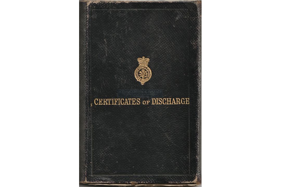 R.M.S. TITANIC: Frederick Dent Ray's Continuous Certificates of Discharge Books from 1898-1900, then - Image 3 of 4