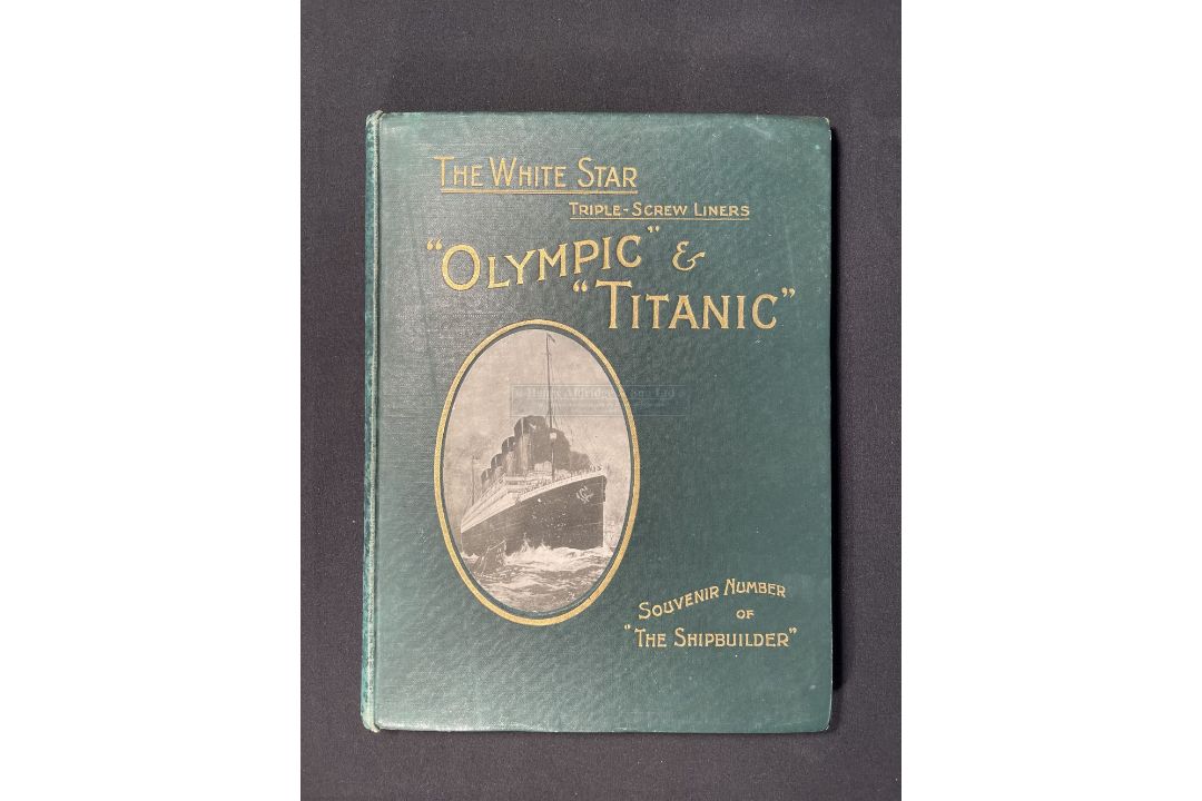 R.M.S. TITANIC: Rare hardbound edition of the Titanic and Olympic souvenir number of The