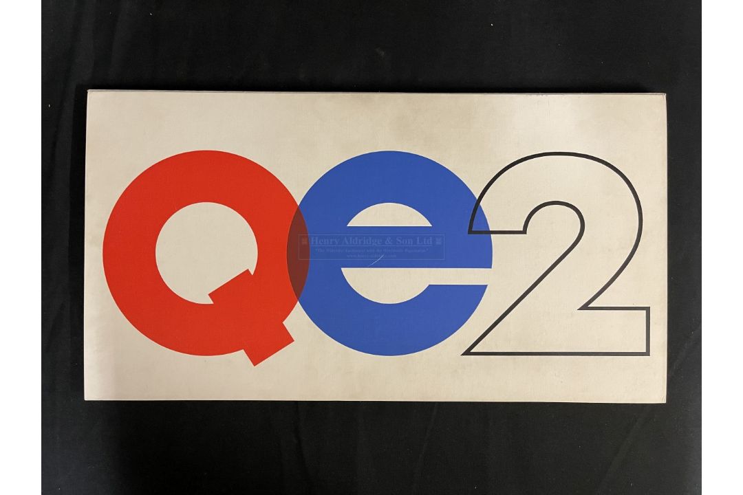 QUEEN ELIZABETH II: Unusual brochure produced by Transart for the Queen Elizabeth II's entry into