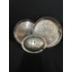 WHITE STAR LINE: Elkington plate asparagus drainers x 2. 8½ins. and 7½ins. Plus a tureen lid. (3) - Image 2 of 2