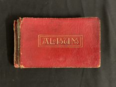 R.M.S. TITANIC/AUTOGRAPHS: Contemporary album of autographs and notes, a single page of which