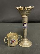 WHITE STAR LINE: Shipboard souvenirs from the Celtic and Georgic. (2)
