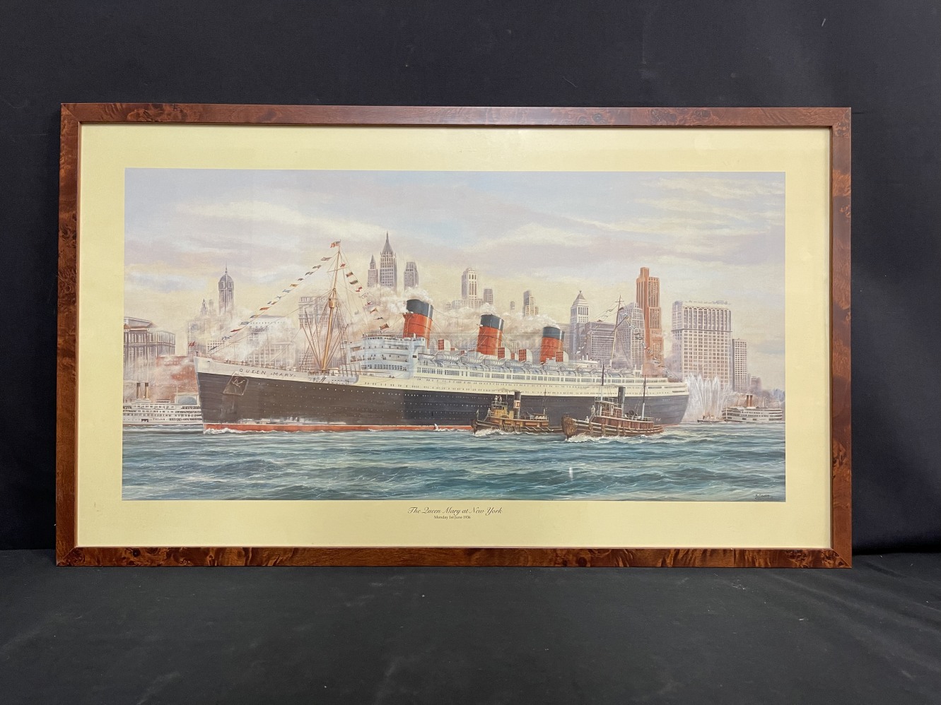 R.M.S. QUEEN MARY: The Queen Mary at New York by Simon Fisher. Plus The Maiden Voyage of The Titanic