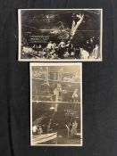 R.M.S. OLYMPIC: Cribb of Southampton real photo postcards of the aftermath of the collision