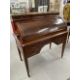 Late 19th cent. Mahogany cylinder top desk having original brass gallery to mahogany top above - Image 3 of 4