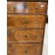 18th cent. Walnut chest of drawers, with seaweed marquetry inlay, cross banded and inlaid to the - Image 2 of 6