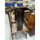 China/Far East: 19th/20th cent. Hardwood yoke back carver chairs with rattan seats. (2) - Image 3 of 3