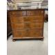 18th cent. Walnut chest of drawers, with seaweed marquetry inlay, cross banded and inlaid to the - Image 1 of 6