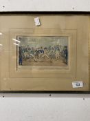 Prints: Victorian Spy and other prints, later hand-coloured, including. Racecourse and Grandstand,