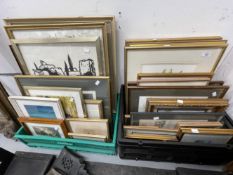 Pictures & Prints: Collection of mainly watercolours, English School, Continental School, Punjabi