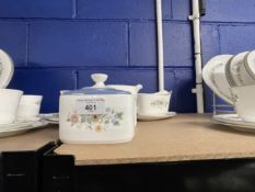 Royal Doulton boxed Pastorale coffee set, plus six piece dinner set and tea set.