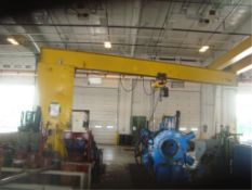 1-Ton Jib Crane With Approx. 16' Ft Reach