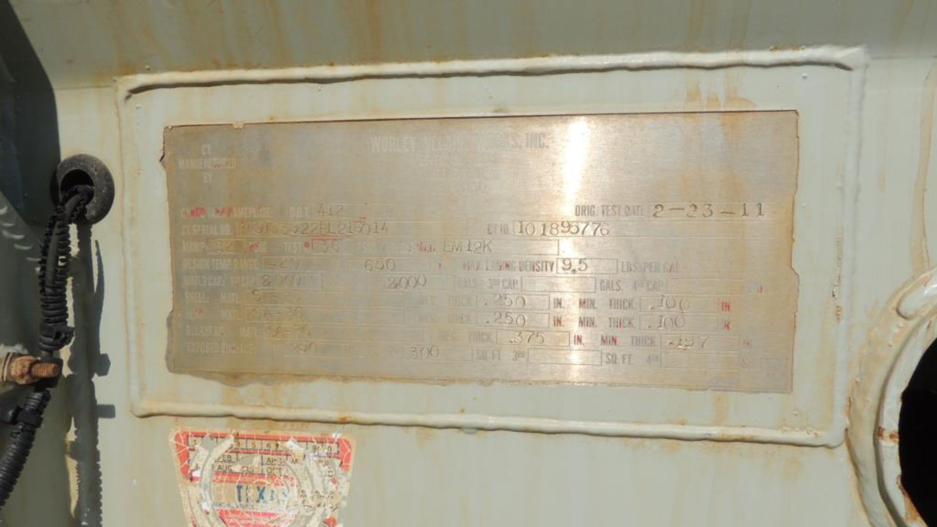 Worley Welding Works Tanker - Image 9 of 11