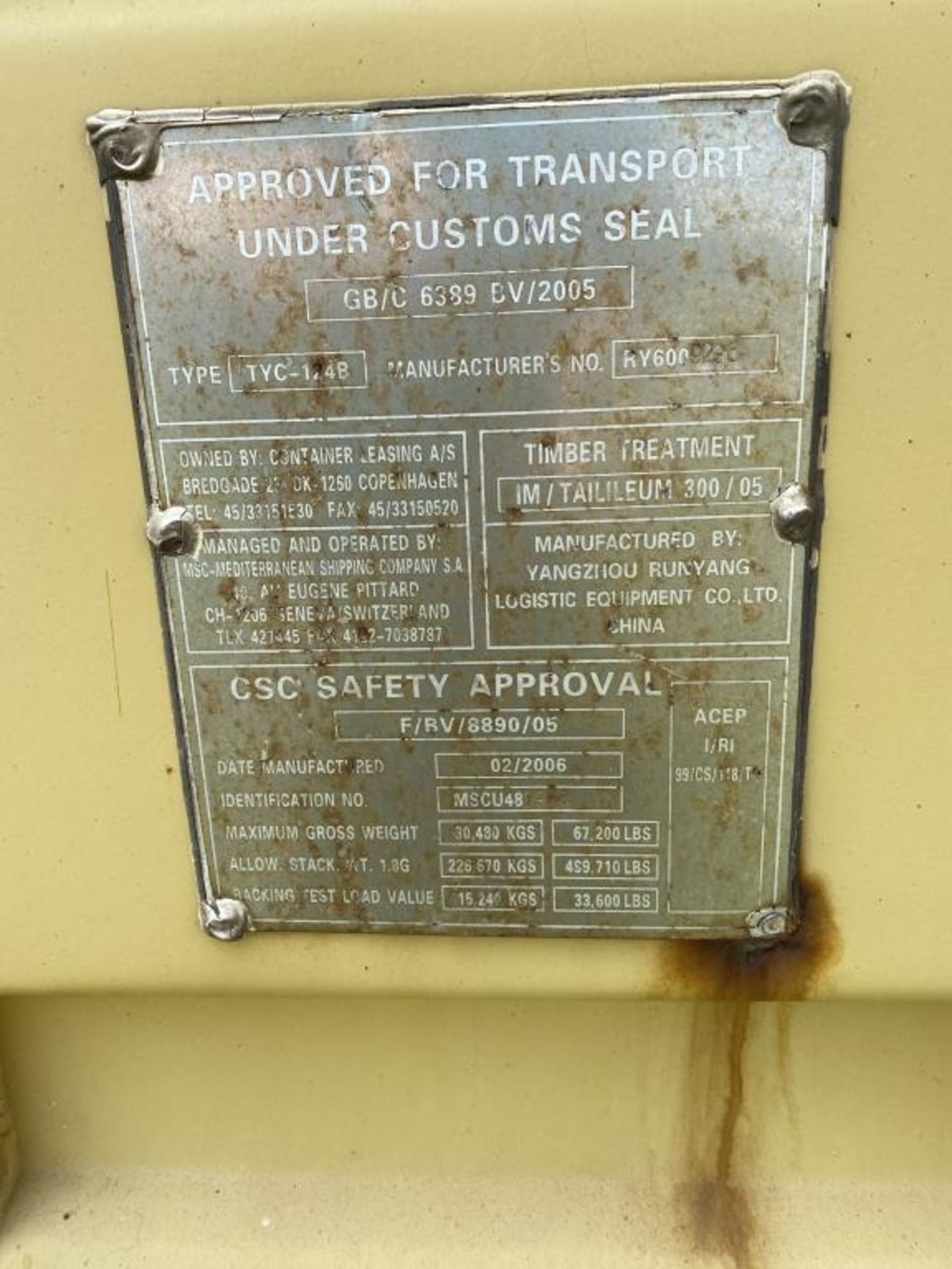 40' Shipping Container - Image 3 of 3
