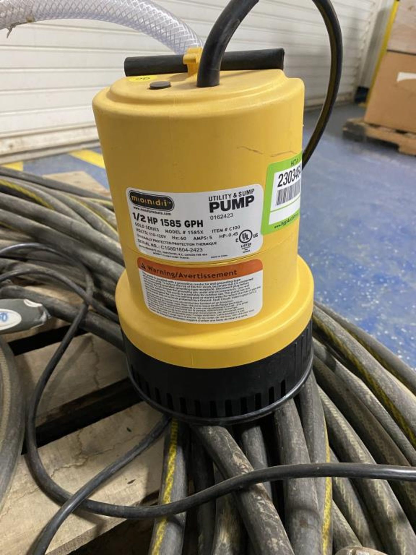 Pump with Hose - Image 2 of 2