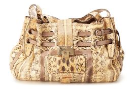 A JIMMY CHOO SNAKE SKIN BAG