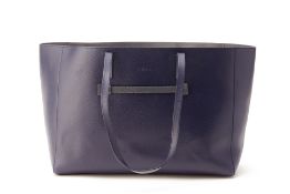 A BRAND NEW FURLA NAVY BLUE TOTE BAG