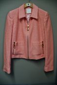 One as new Sandro Cropped Jacket In Pink size 36.