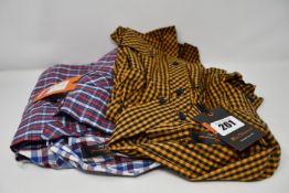 One men's as new Ben Sherman House Checked Long Sleeved shirt size XL. One men's as new Ben