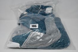 One as new Chio di Stefania D Long Maxi Wrap Dress In Lurex Degrade Plisse size L.